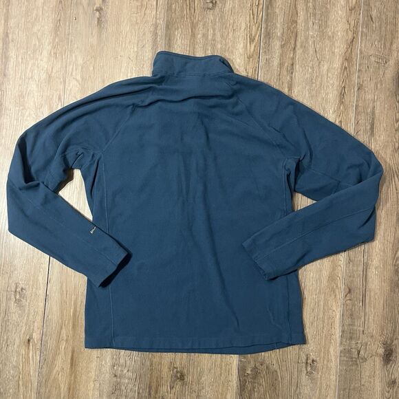 The North Face 1/4 Zip Pullover Fleece Jacket Sweater Mens Sz M Blue Performance - Picture 9 of 10